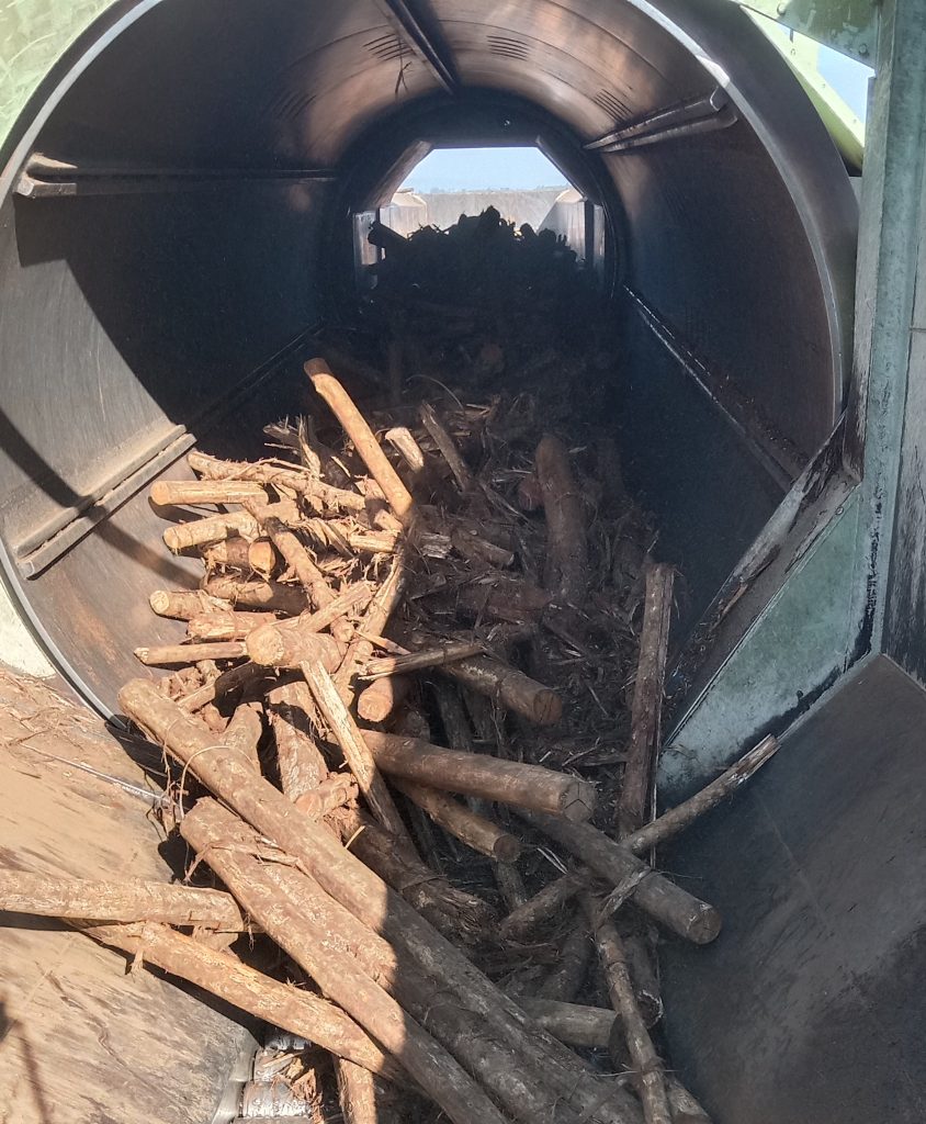 log debarking